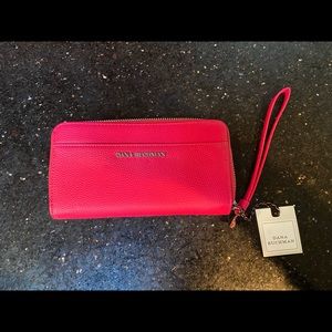 Pink Dana Buchman wallet/wristlet, new with tags